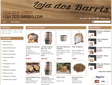 Tablet Screenshot of lojadosbarris.com